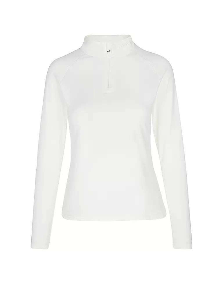 PHENIX | Damen Unterzieh Zipshirt Retro Future | Blanco
