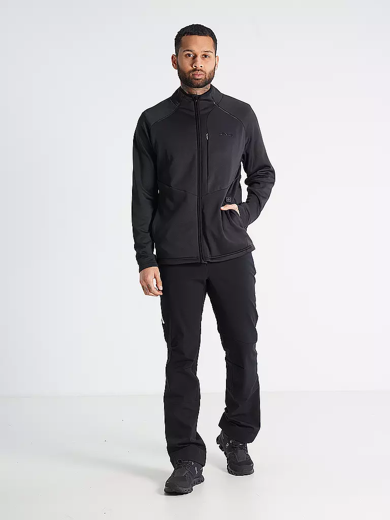PHENIX | Herren Fleecejacke Heating Middle Layer | Negro