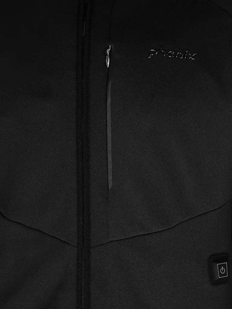 PHENIX | Herren Fleecejacke Heating Middle Layer | Negro