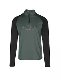 PHENIX | Herren Unterzieh Zipshirt  PH Logo Inner | Verde oscuro