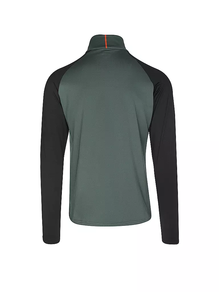 PHENIX | Herren Unterzieh Zipshirt  PH Logo Inner | Verde oscuro