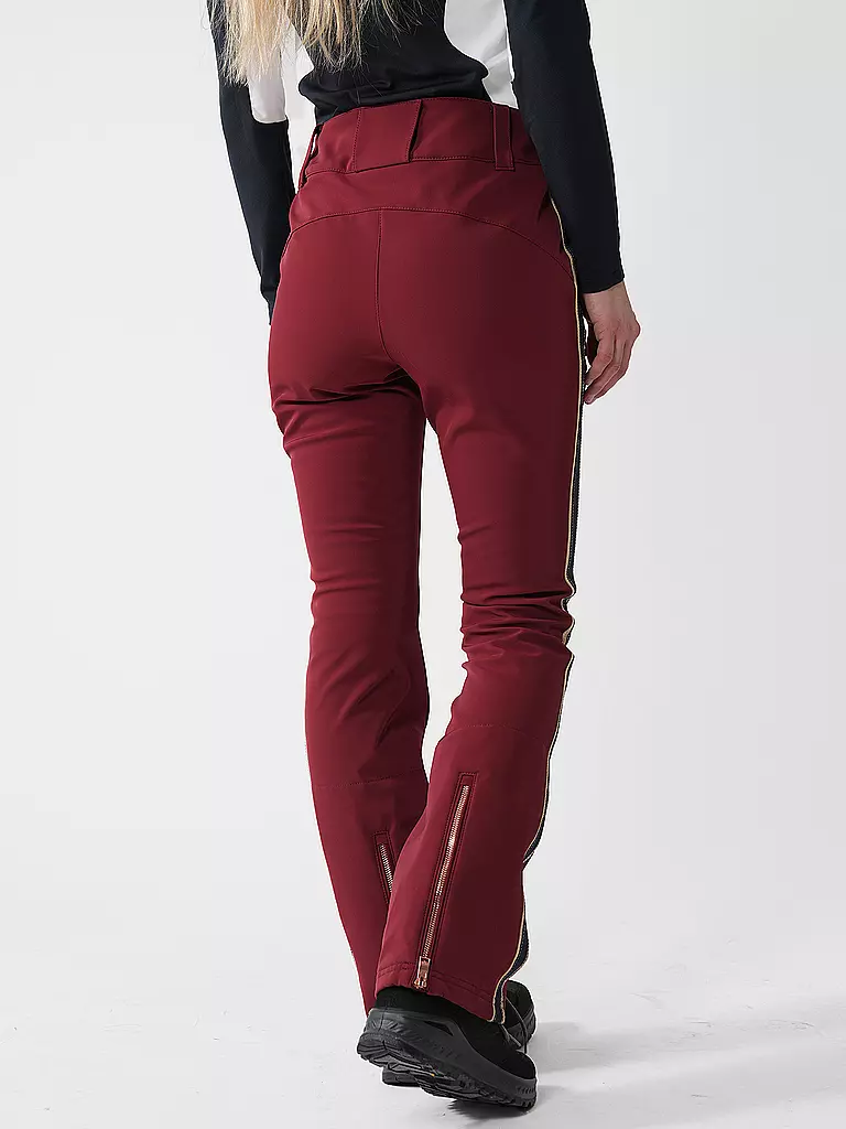 PHENIX | Pantalones de esquí para mujer | Rojo oscuro