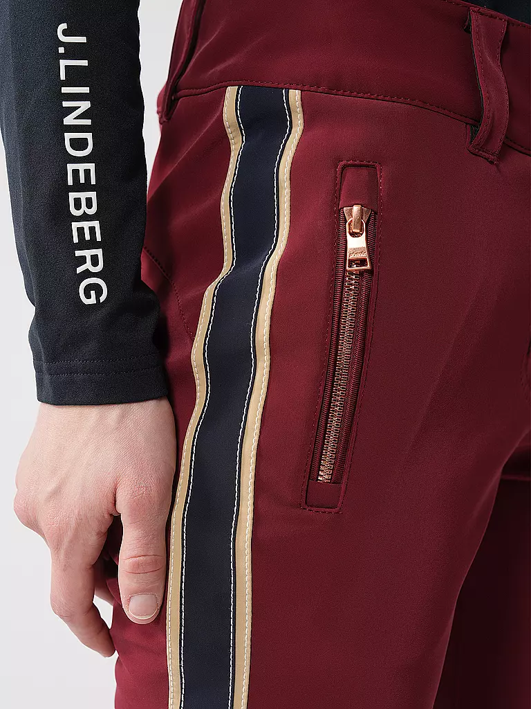 PHENIX | Pantalones de esquí para mujer | Rojo oscuro