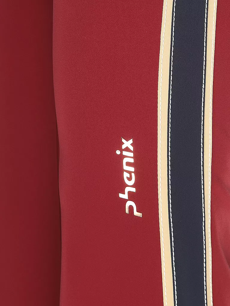 PHENIX | Pantalones de esquí para mujer | Rojo oscuro