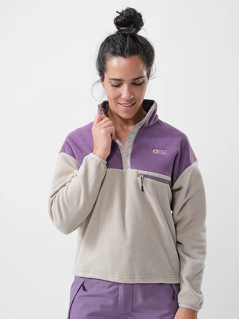 PICTURE | Fleecepullover Arcca 1/4 para mujer |