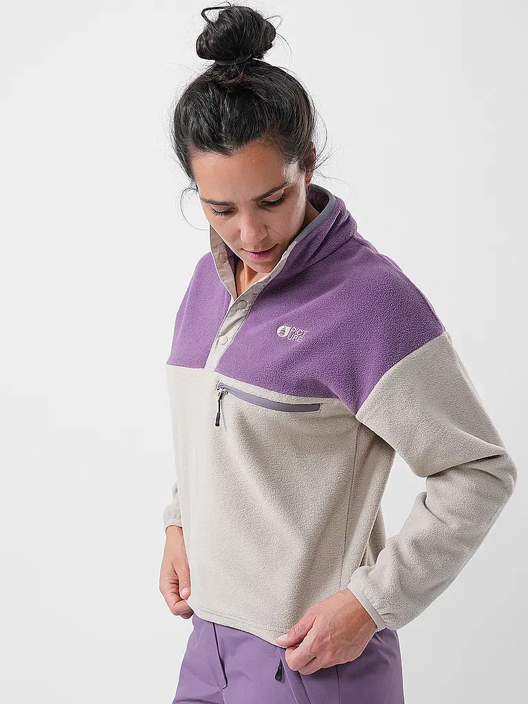 PICTURE | Fleecepullover Arcca 1/4 para mujer |