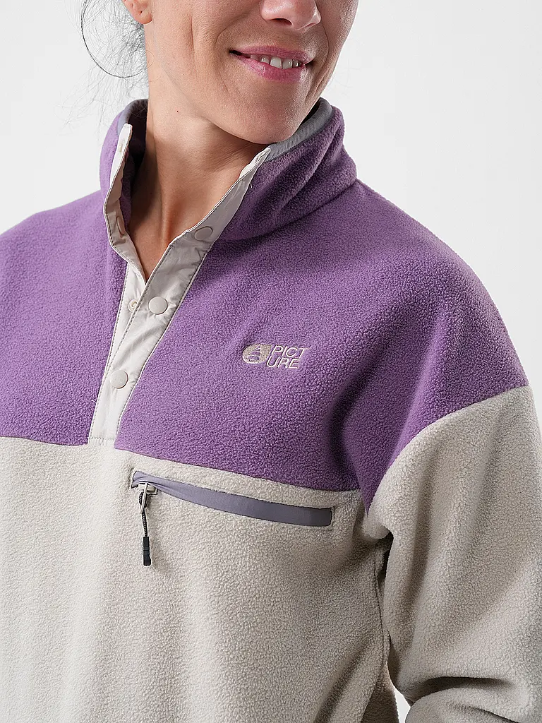 PICTURE | Fleecepullover Arcca 1/4 para mujer |