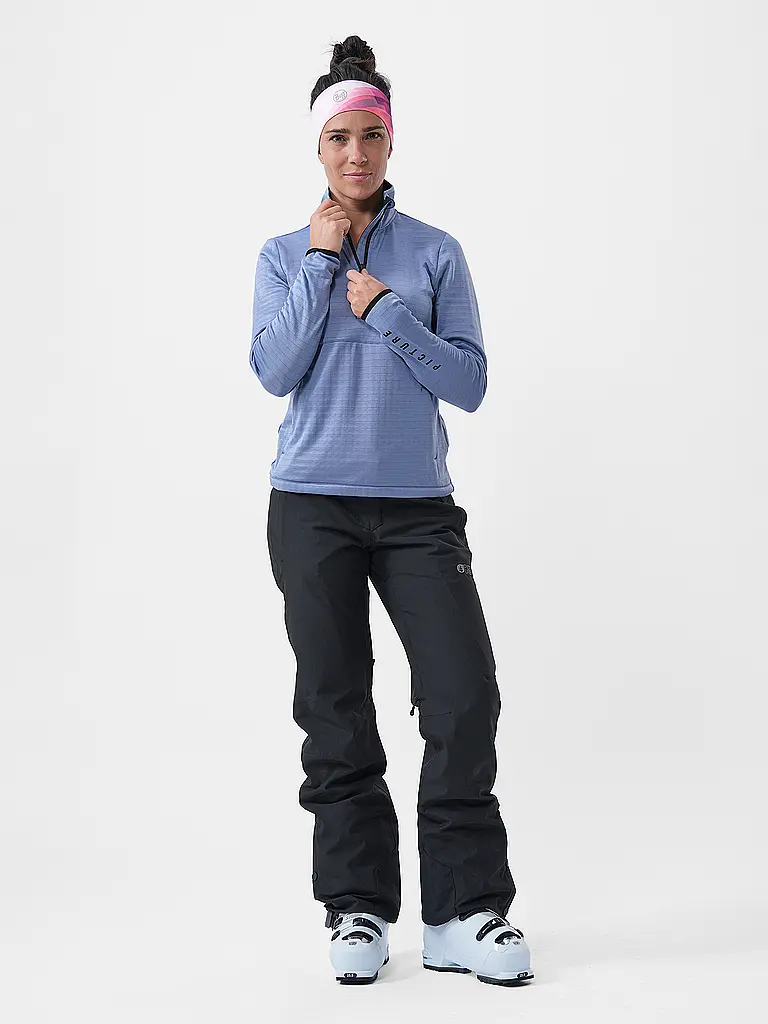 PICTURE | Forro polar con cremallera Bake para mujer | Azul claro