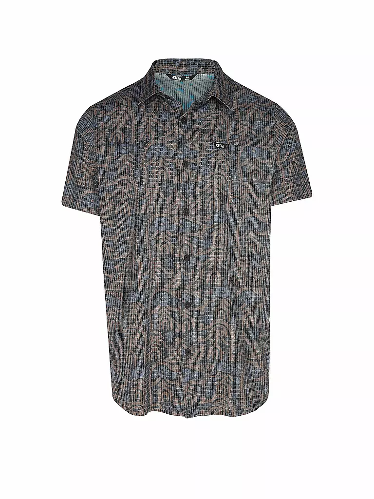 PICTURE | Herren Beachhemd Klivox Printed | Multicolor