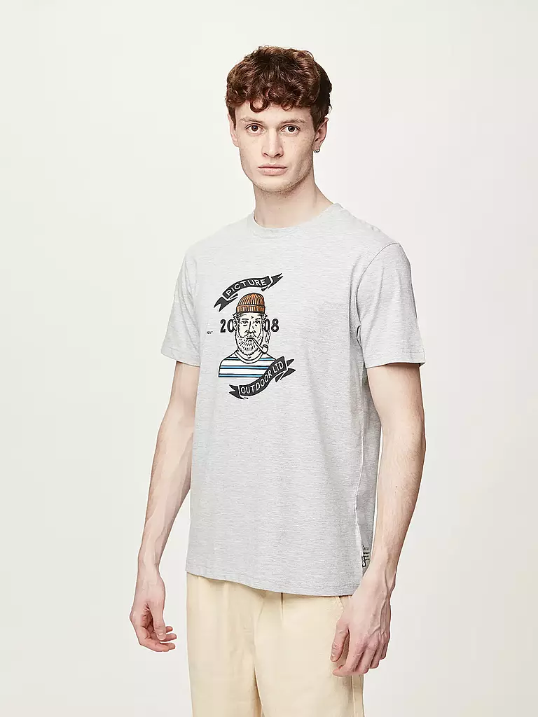 PICTURE | Herren Beachshirt Chuchie | Gris claro