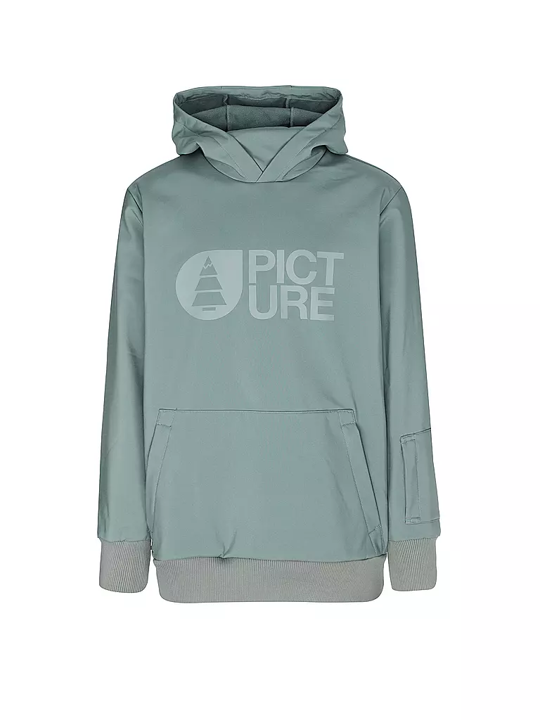 PICTURE | Herren Softshell Pullover Parker Hoodie | Verde claro