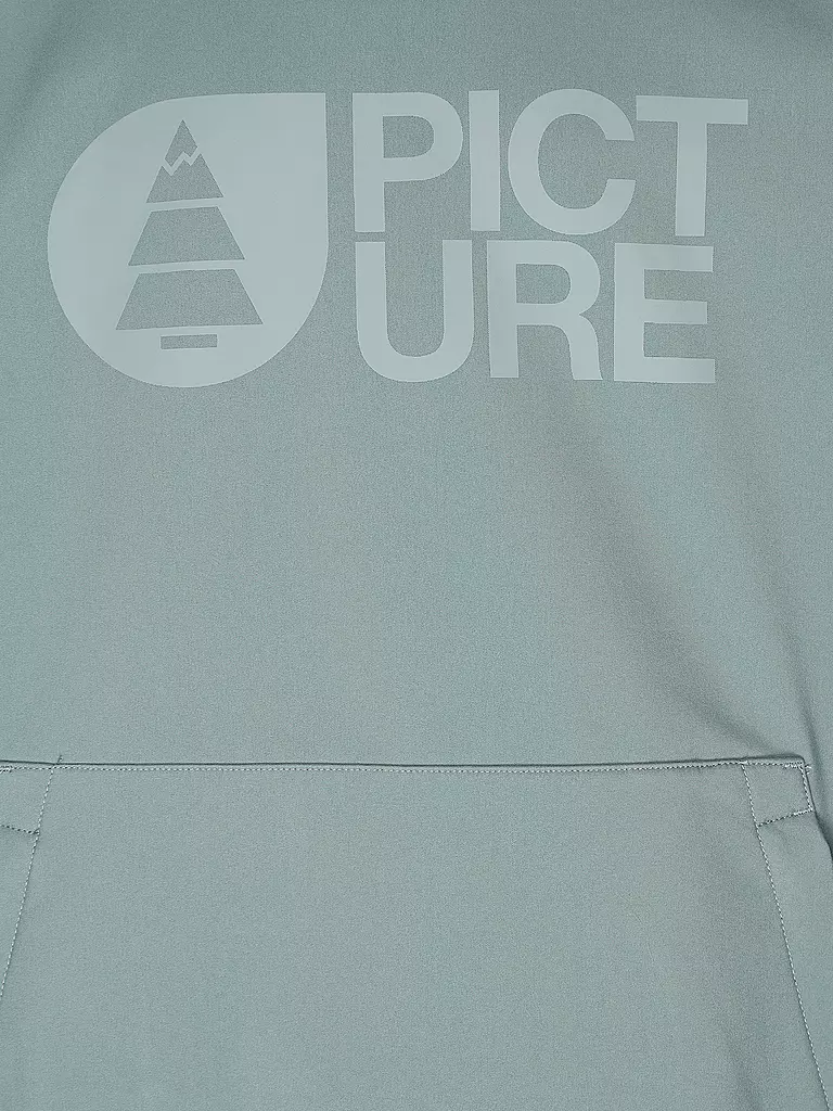 PICTURE | Herren Softshell Pullover Parker Hoodie | Verde claro