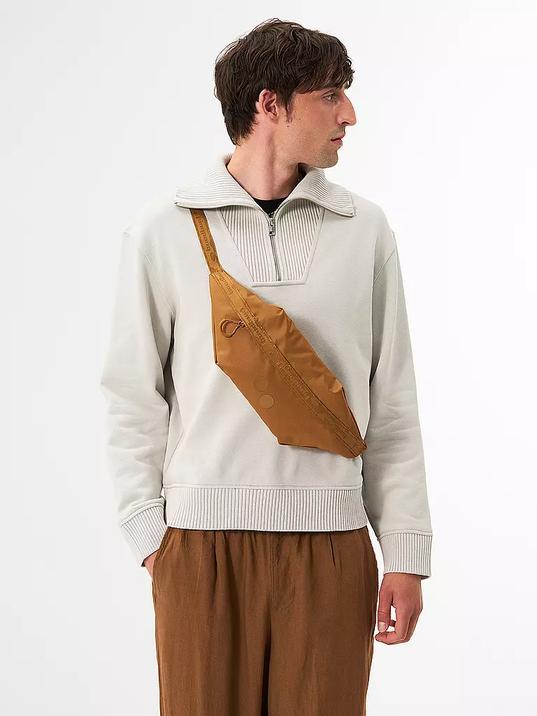 PINQPONQ | Bandolera Brik | Marrón