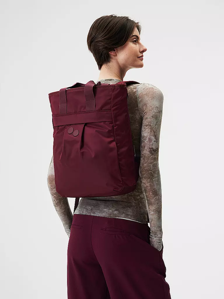 PINQPONQ | Mochila Komo | Rojo oscuro