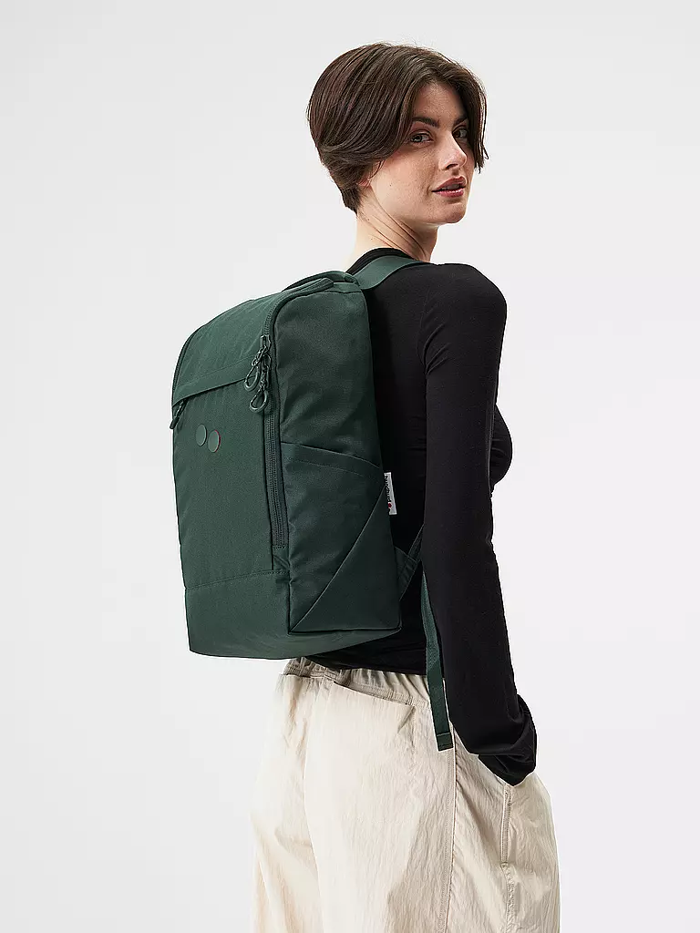 PINQPONQ | Mochila Purik 21L | Verde oscuro
