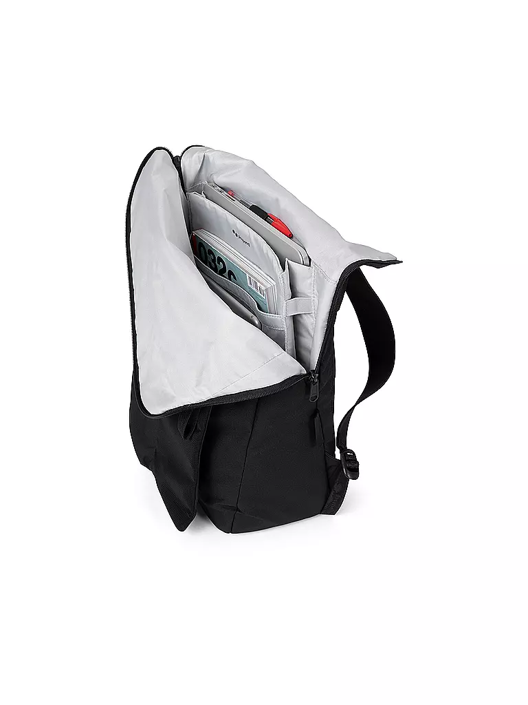 PINQPONQ | Rucksack Klak Construct 13 bis 18L | Negro