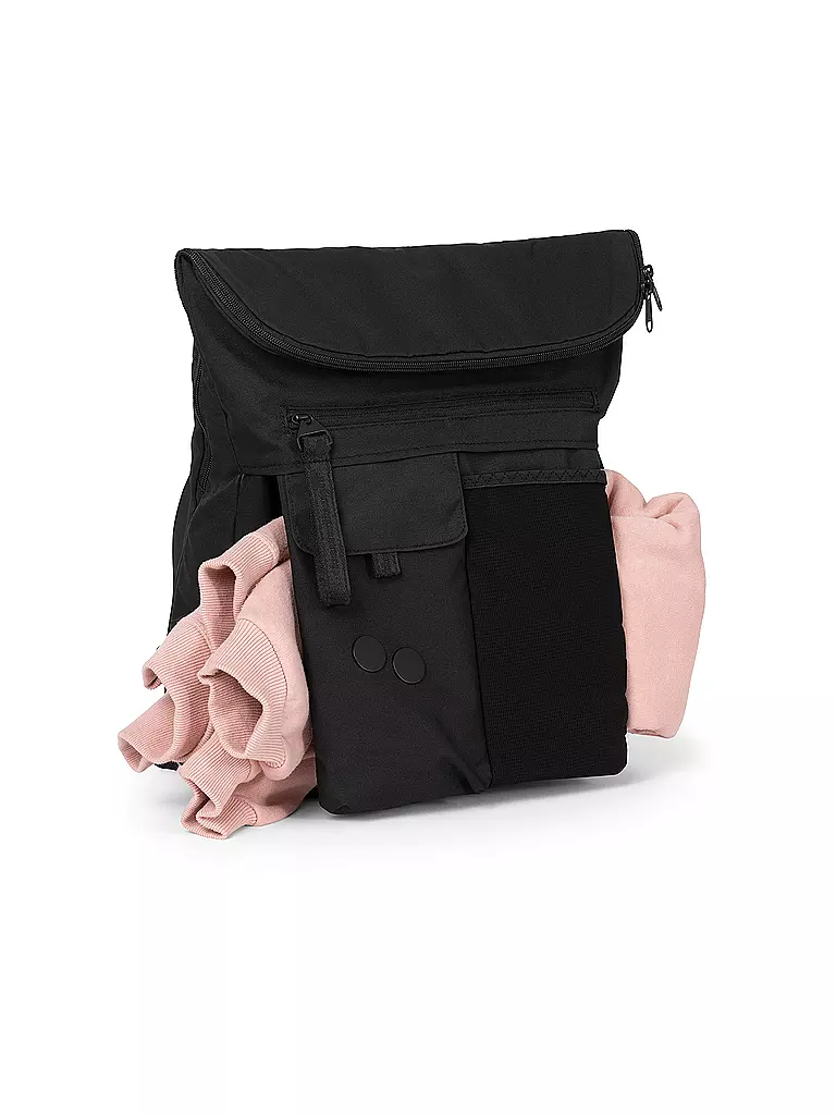 PINQPONQ | Rucksack Klak Construct 13 bis 18L | Negro