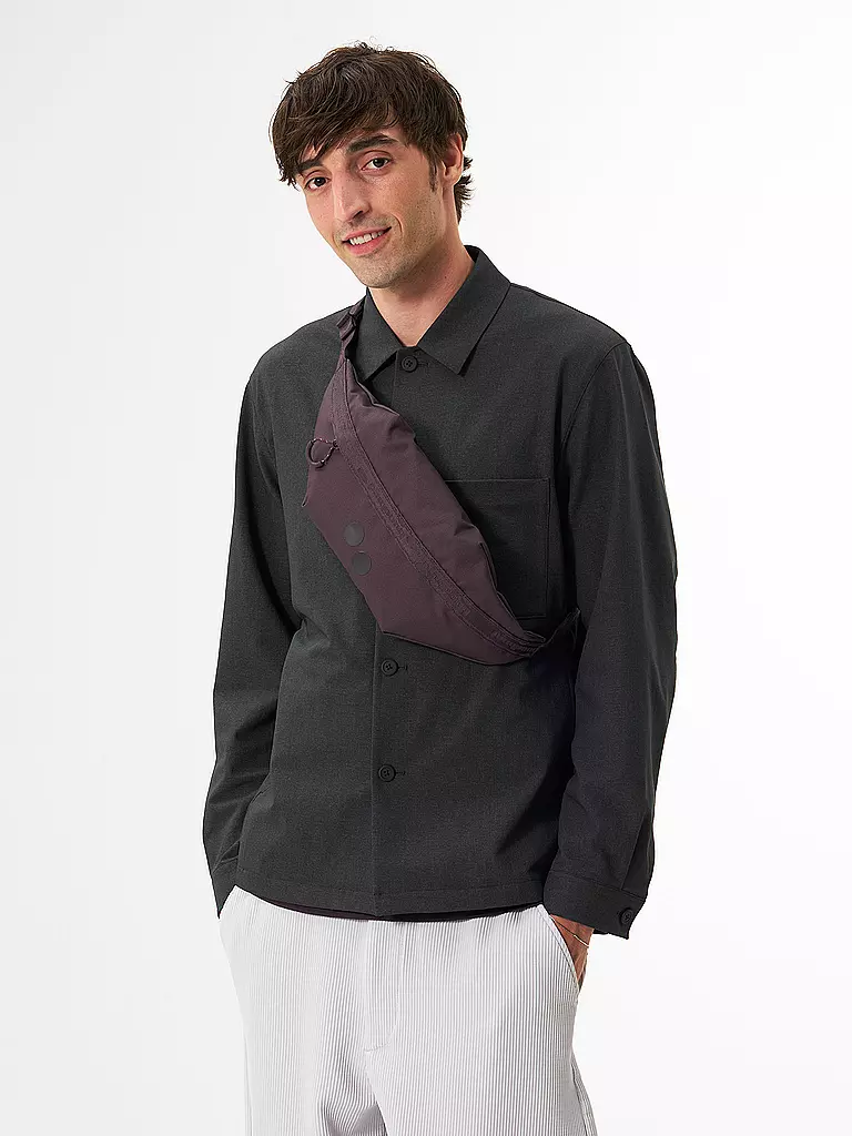 PINQPONQ | Umhängetasche Brik | Rojo oscuro