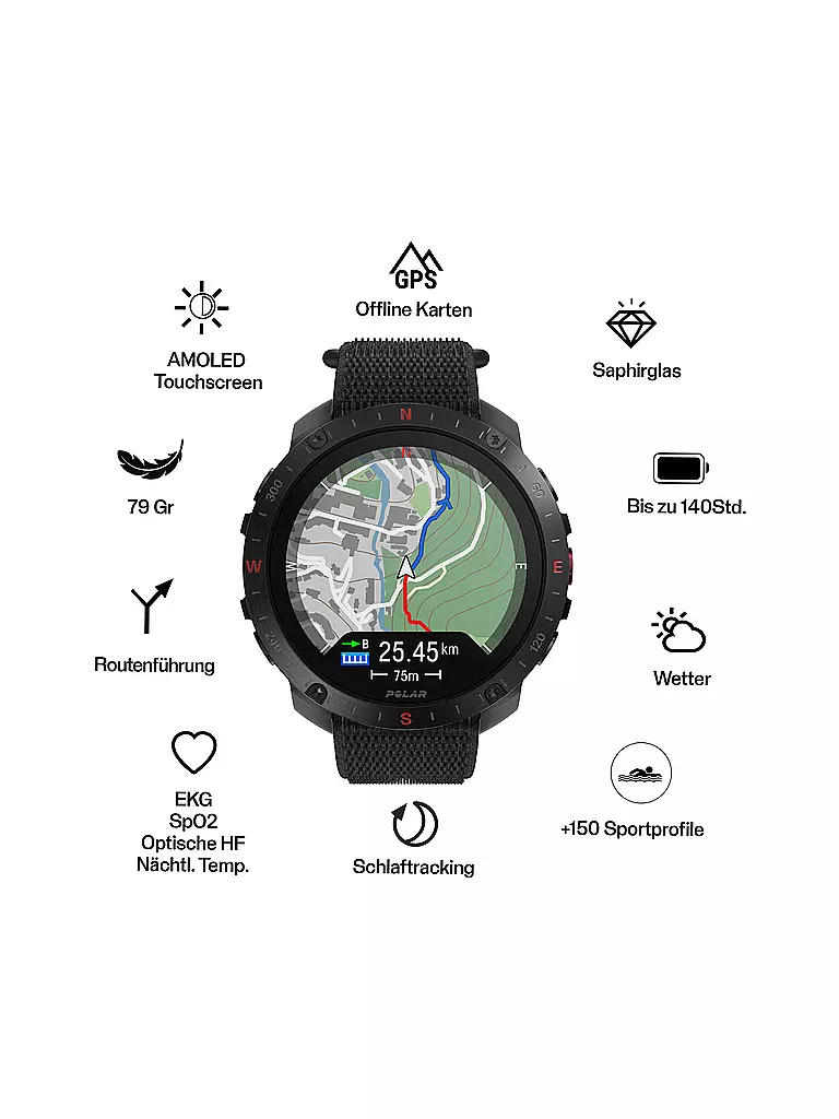 POLAR | Fitness-Smartwatch Grit X2 Pro |