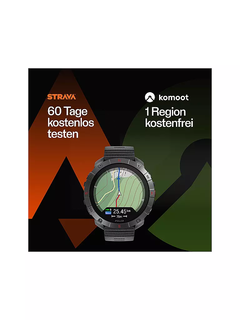 POLAR | Reloj multideporte para exteriores Grit X2 Pro Titan | 