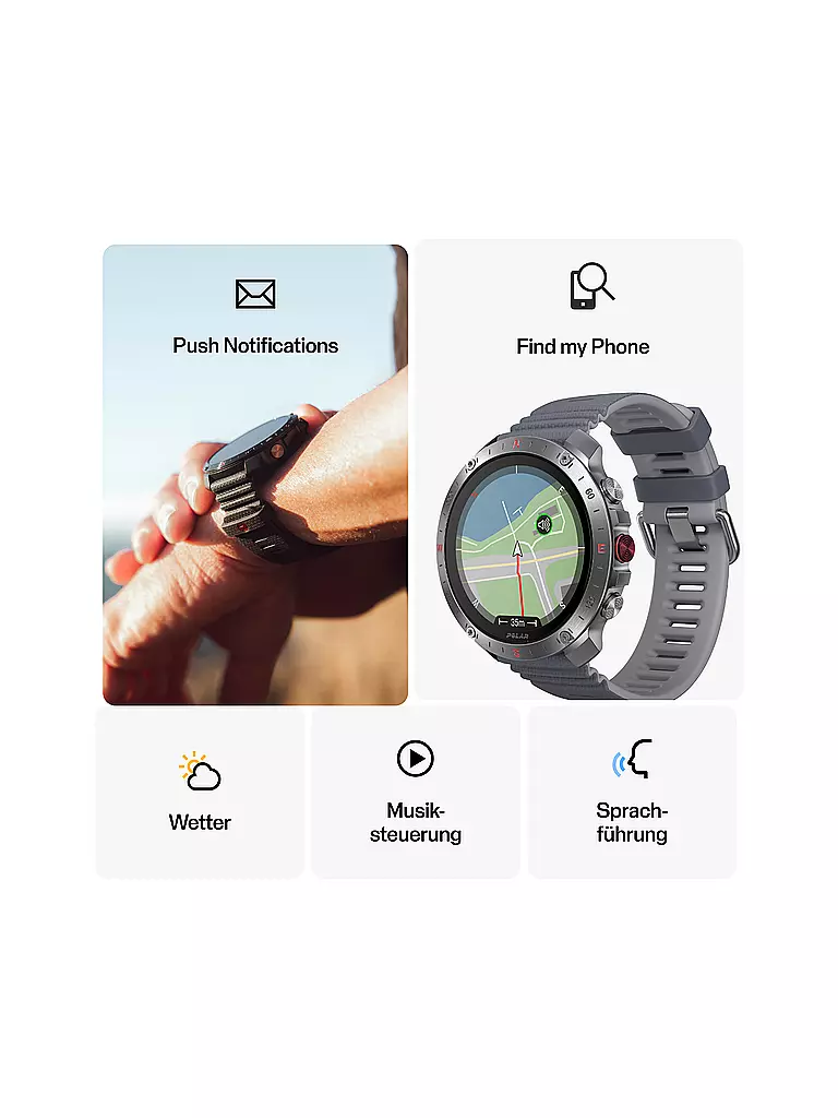 POLAR | Reloj multideporte para exteriores Grit X2 Pro |