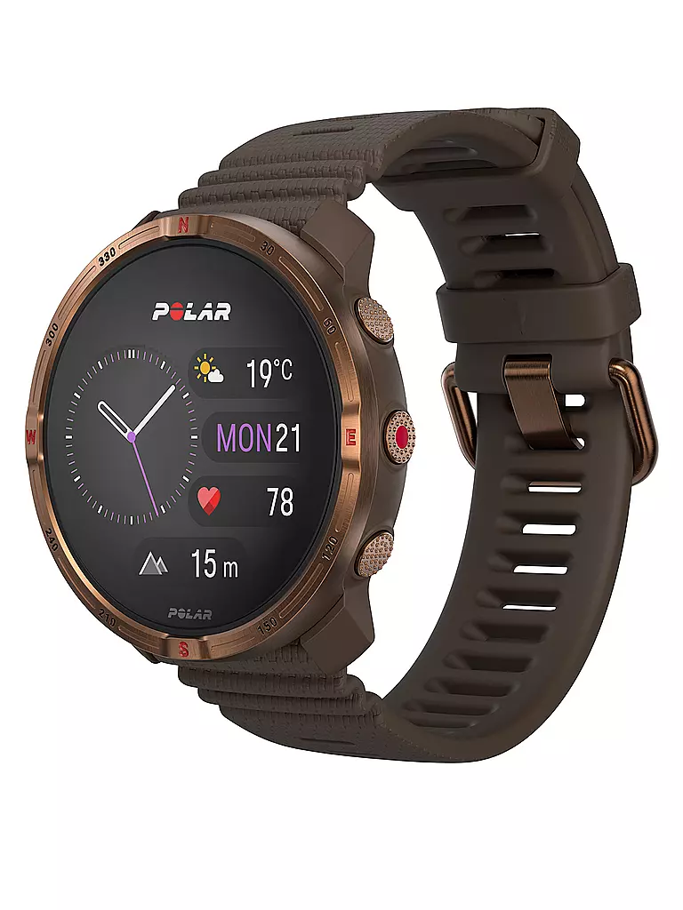 POLAR | Reloj multideporte para exteriores Grit X2 S-L | Marrón