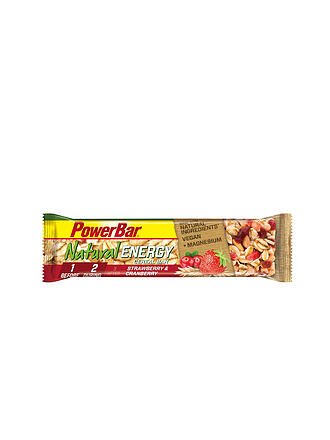 POWER BAR | Barrita energética Natural Energy Cereal Fresa-Arándano Rojo 40g