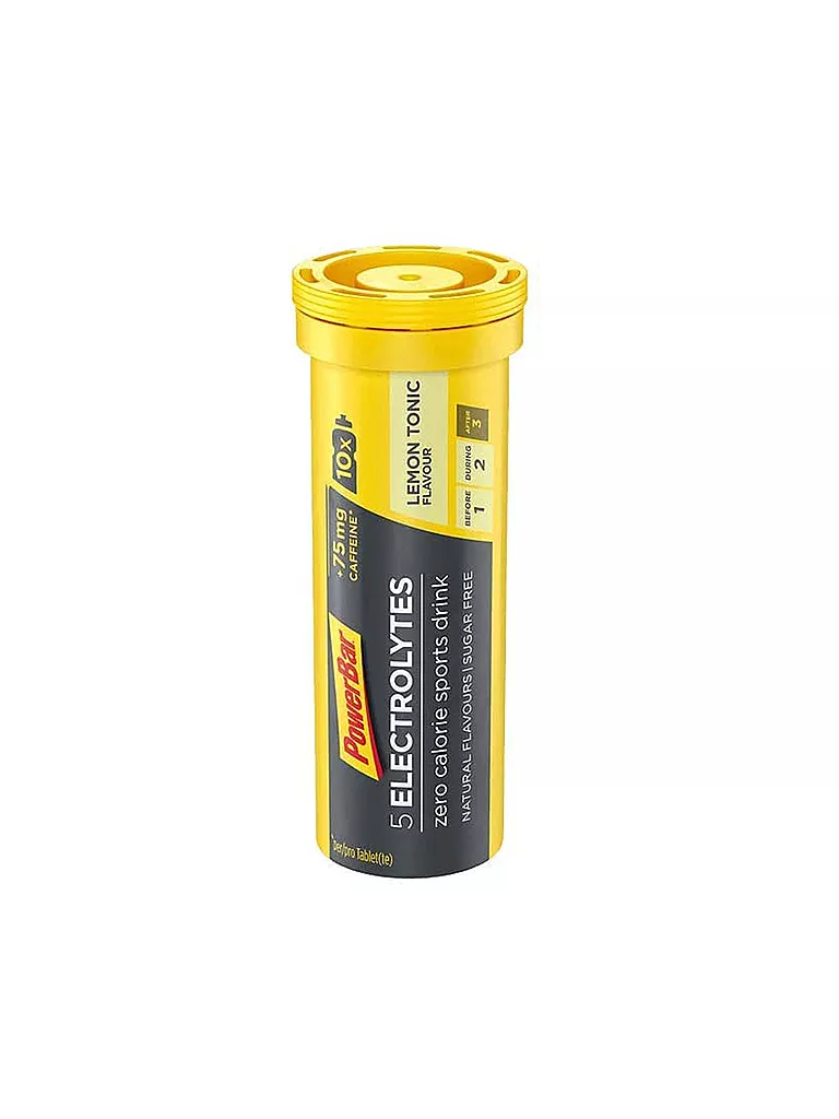 POWER BAR | 5 Electrolytes Comprimidos efervescentes Lemon Tonic | Multicolor
