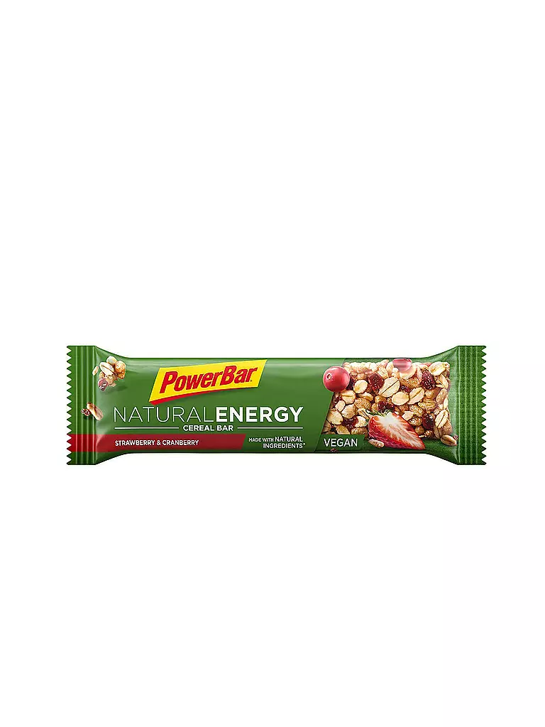 POWER BAR | Barrita energética Natural Energy Cereal Fresa/Arándano Rojo 40g | Multicolor