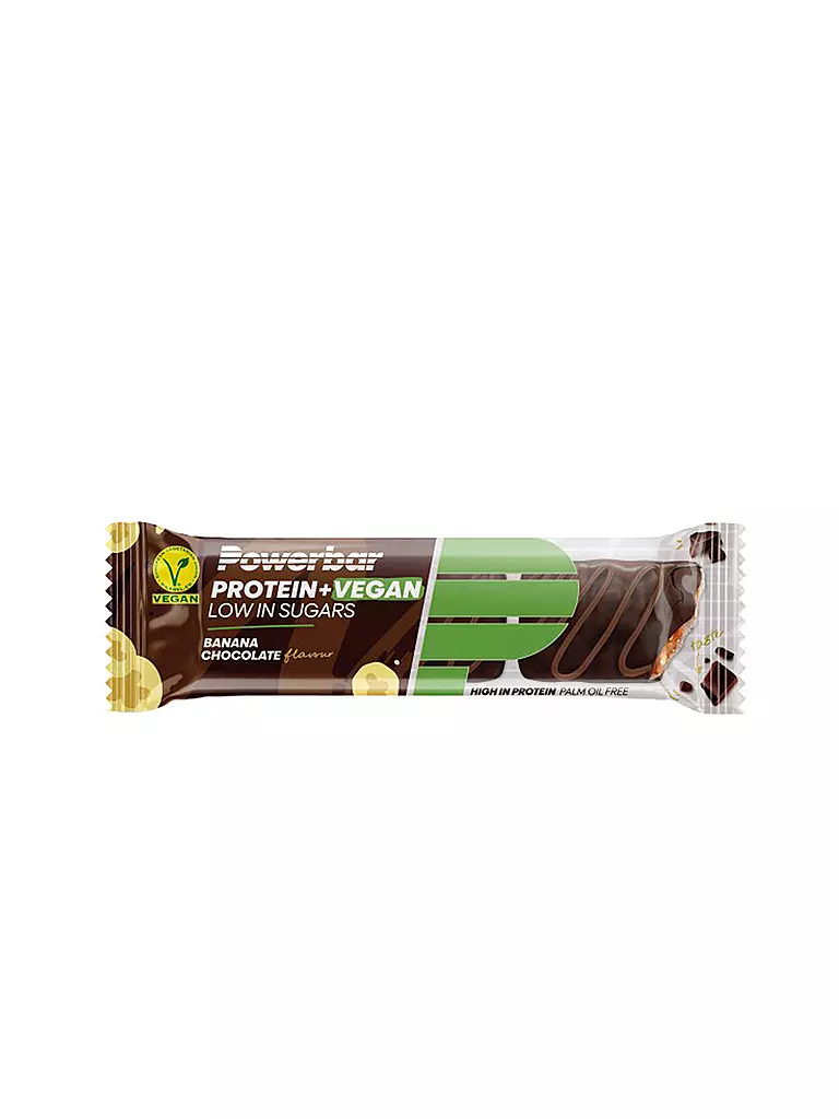 POWER BAR | Barrita energética Protein+ Vegana Plátano Chocolate | Multicolor