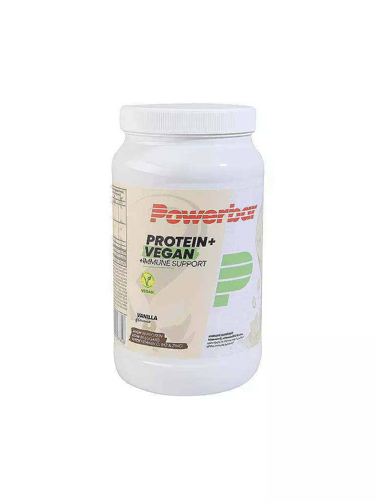 POWER BAR | Bebida en polvo Protein+Vegan Immune 570g Vainilla | Blanco