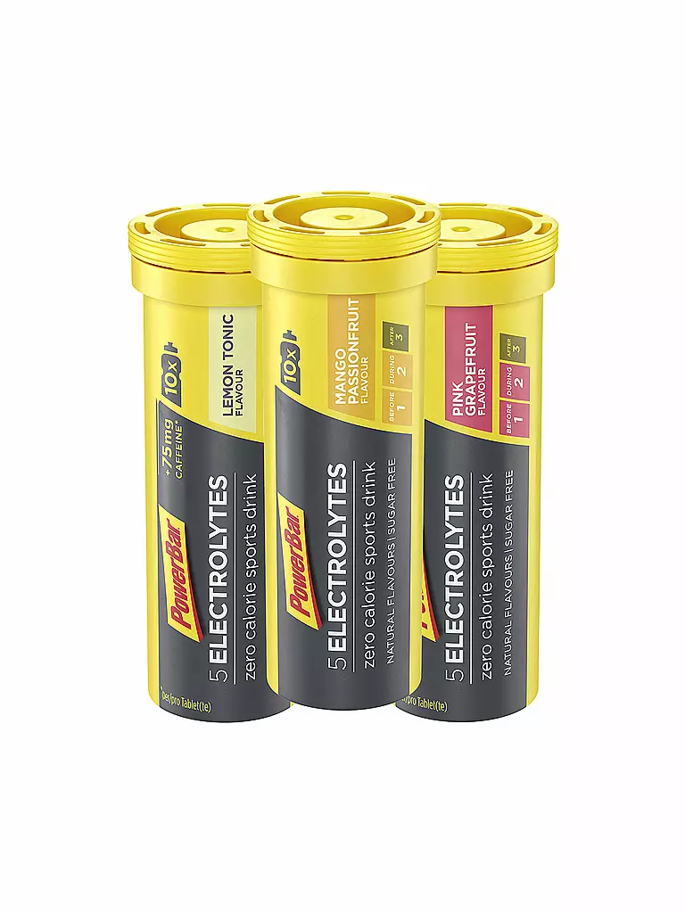 POWER BAR | Multipack de 5 comprimidos efervescentes de electrolitos 2+1 gratis | Multicolor