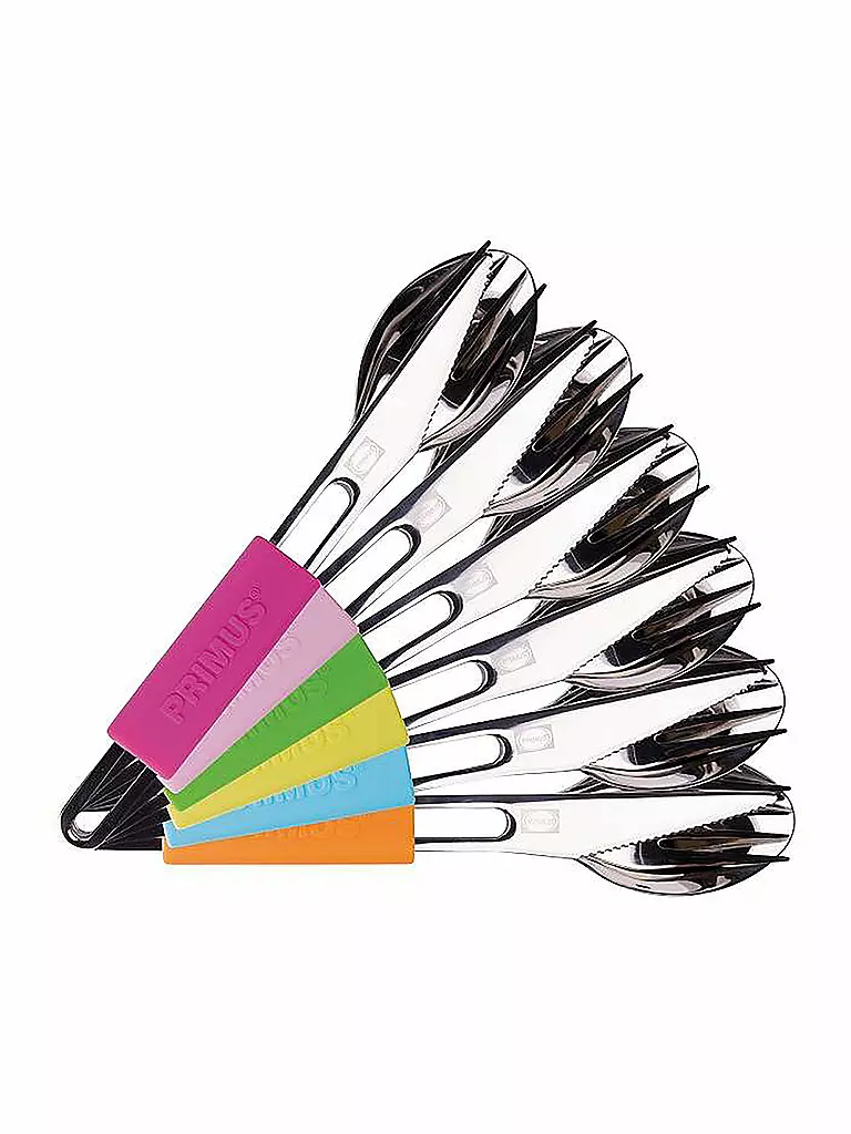 PRIMUS | Juego de cubiertos de camping Leisure Cutlery | Multicolor