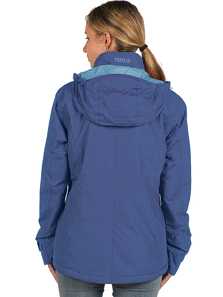 PRO-X ELEMENTS | Chaqueta de lluvia acolchada Cindy 2L para mujer | 