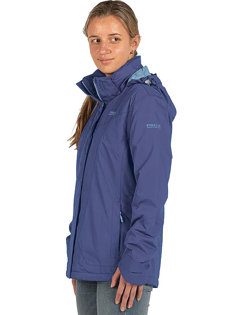 PRO-X ELEMENTS | Chaqueta de lluvia acolchada Cindy 2L para mujer | 