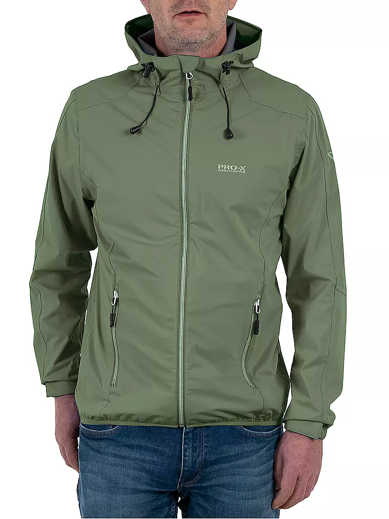 PRO-X ELEMENTS | Chaqueta de lluvia Donovan para hombre | Oliva