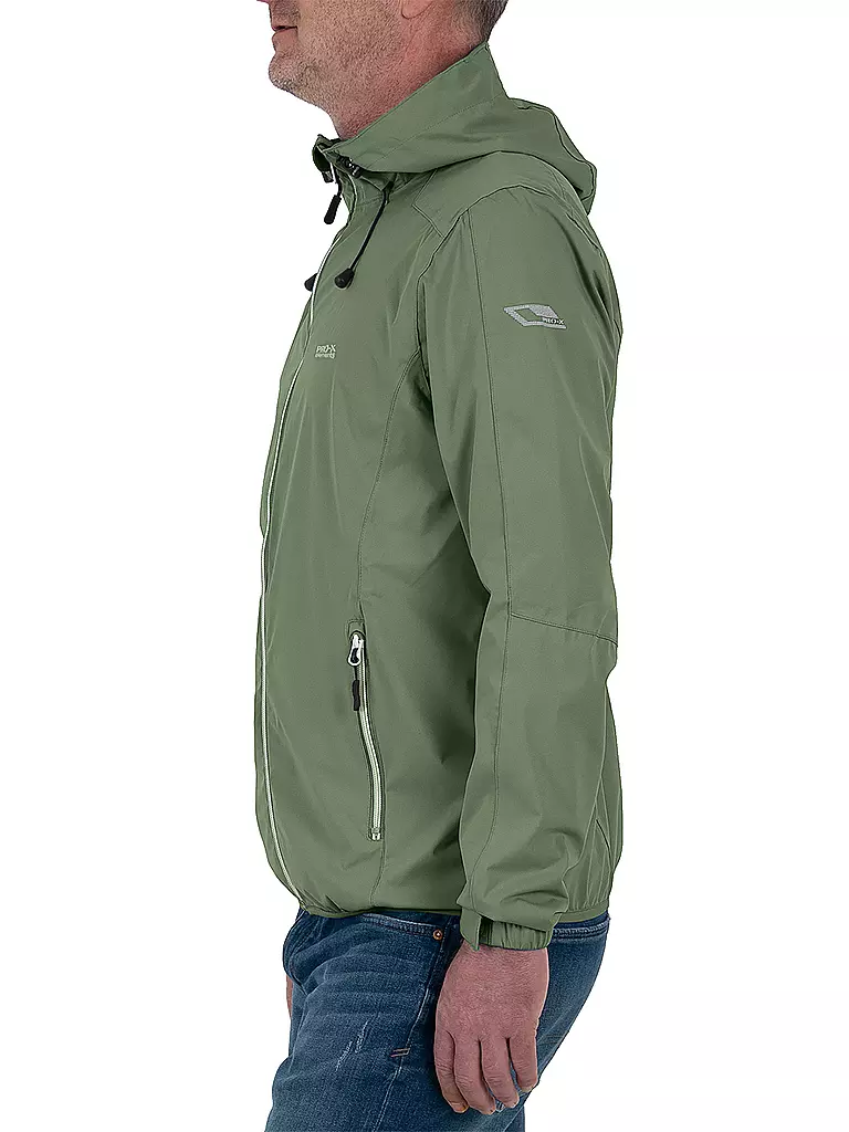 PRO-X ELEMENTS | Chaqueta de lluvia Donovan para hombre | Oliva