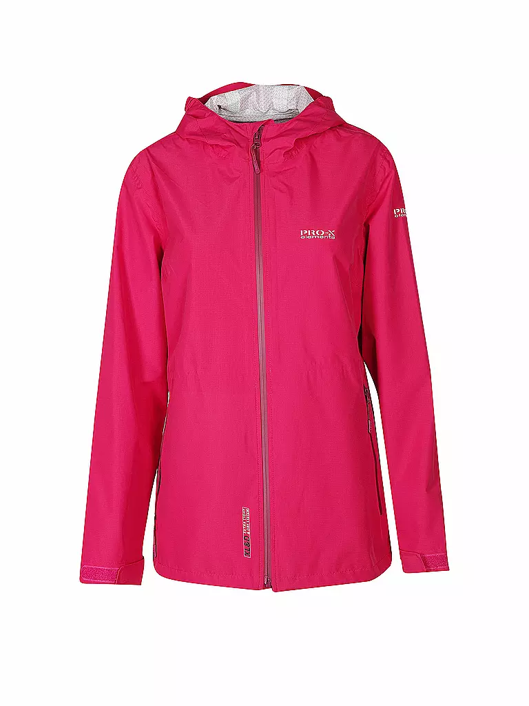 PRO-X ELEMENTS | Chaqueta de lluvia Kim para mujer | Fucsia