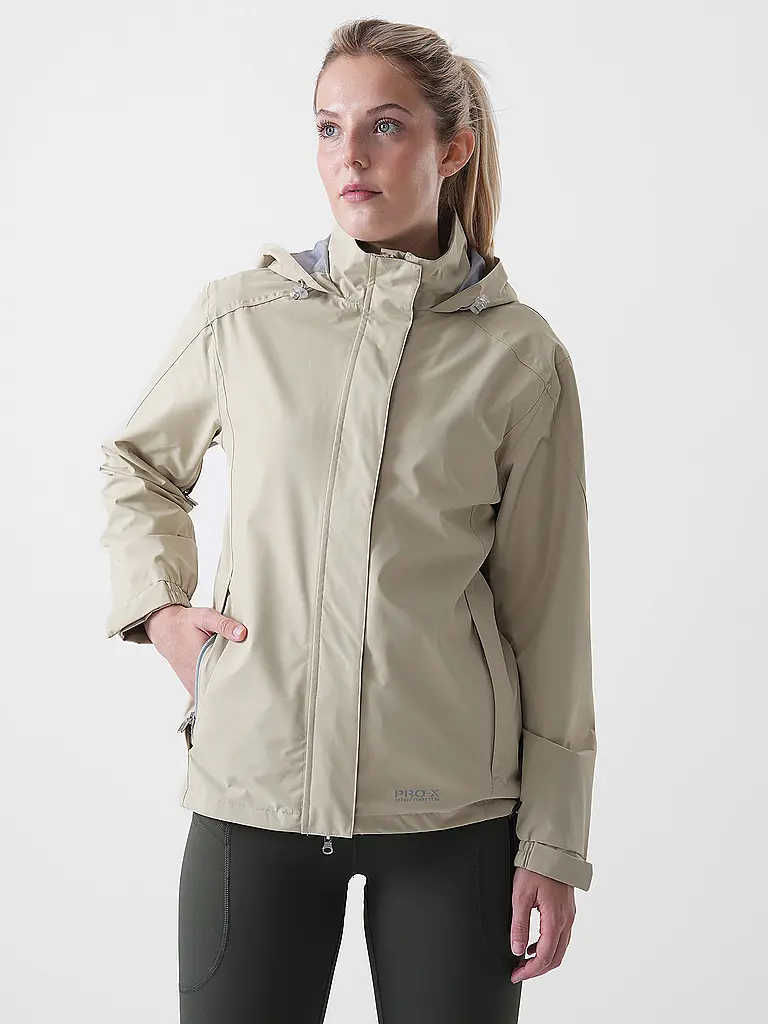 PRO-X ELEMENTS | Chaqueta de lluvia para mujer Carrie A-C | Verde claro