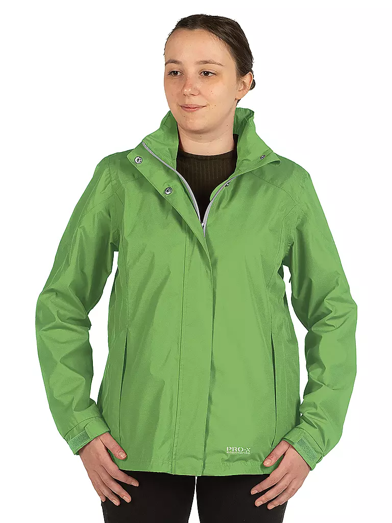 PRO-X ELEMENTS | Chaqueta de lluvia para mujer Carrie A-D | Verde