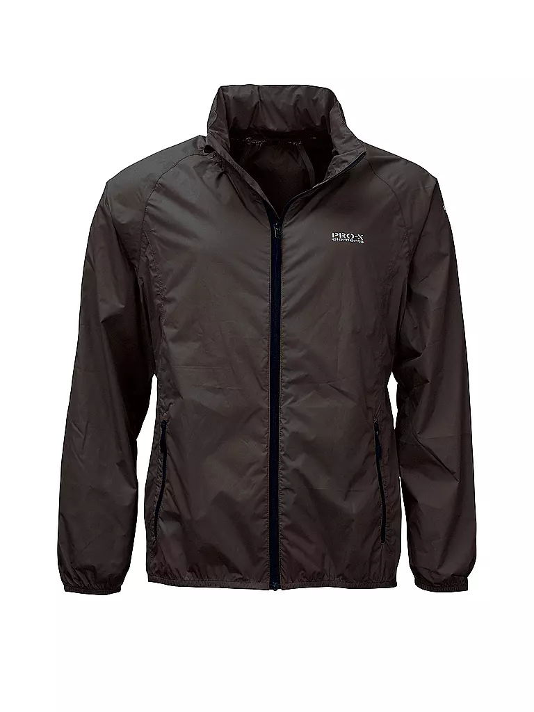 PRO-X ELEMENTS | Chaqueta de lluvia plegable para hombre | Gris