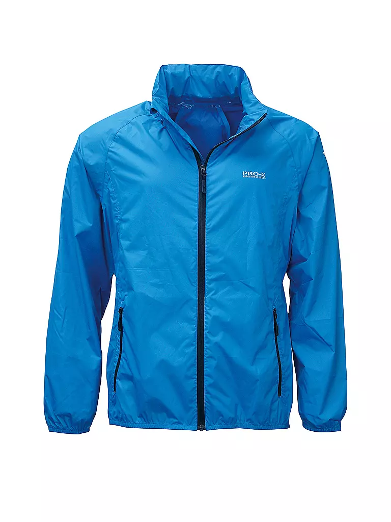 PRO-X ELEMENTS | Chaqueta de lluvia plegable para hombre | Azul