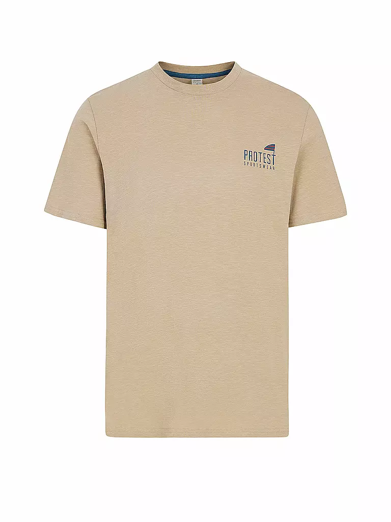 PROTEST | Camiseta de playa para hombre PRTOxford | Beige