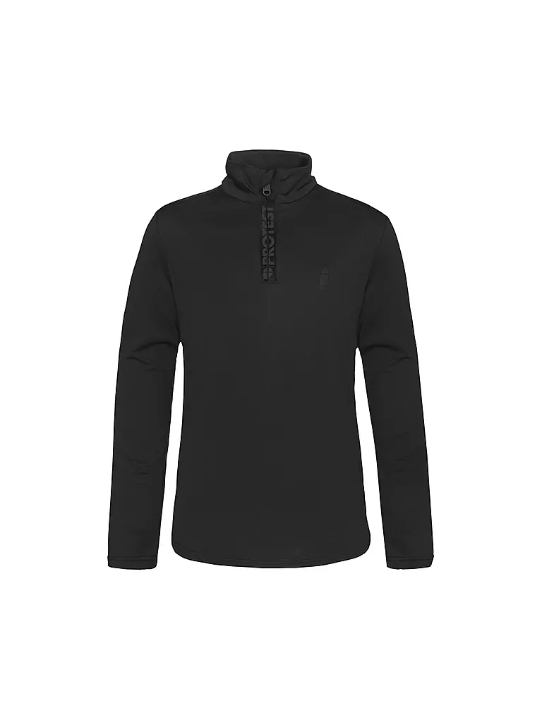 PROTEST | Camiseta interior con cremallera para niños REWILLOWY JR | Negro