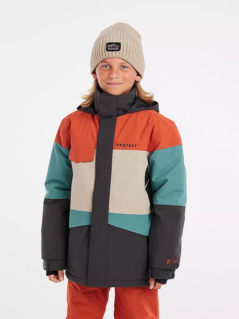PROTEST | Chaqueta de snowboard para niño PRTPECKER JR | Gris