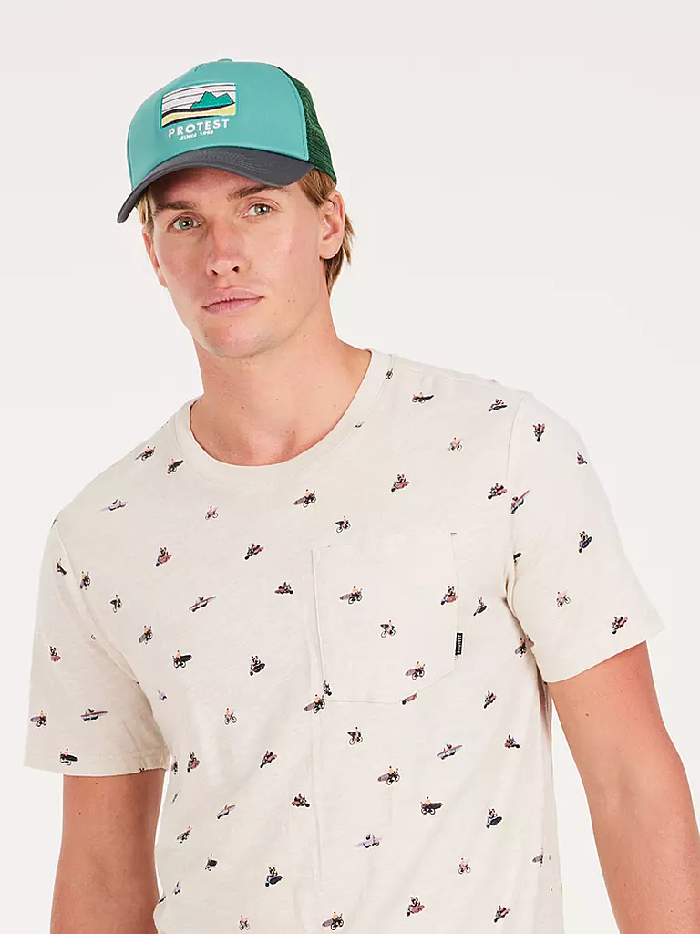 PROTEST | Herren T-Shirt PRTCHAREL  | Blanco