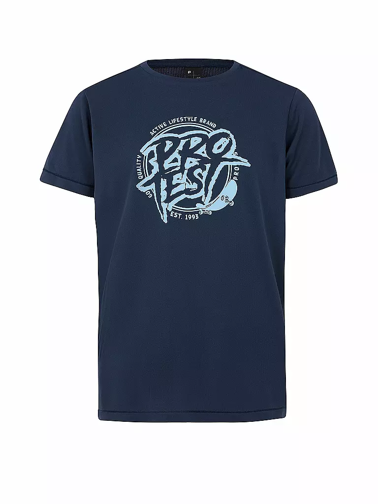 PROTEST | Jungen Lycrashirt PRTISLAND JR | Azul oscuro