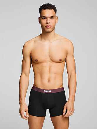 PUMA | Boxershorts para hombre con cinturilla de malla, paquete de 2