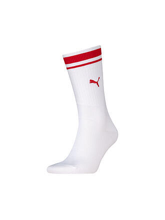 PUMA | Calcetines casual Heritage Stripe Crew para hombre, paquete de 3