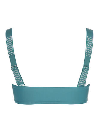 PUMA | Top de bikini bandeau para mujer